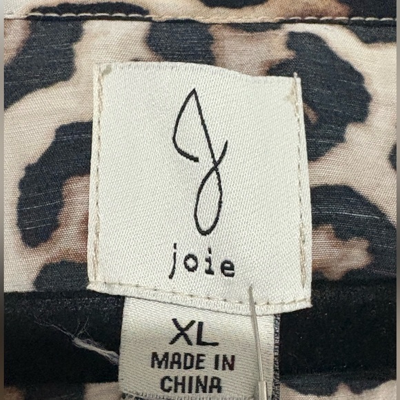 NWT Joie Leopard Print Dress with Bow Details - Picture 6 of 7